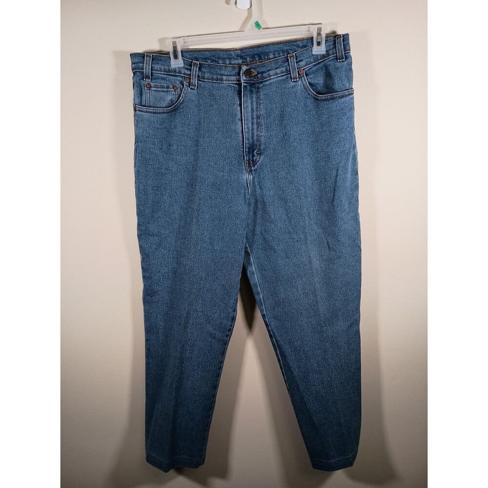 Vintage Jordache Womens Denim Mom Jeans Tapered Classic Fit Plus Size 18